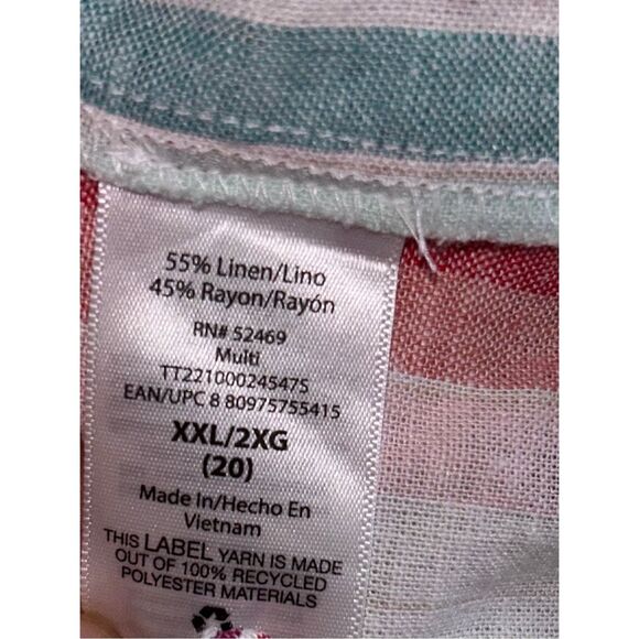 Time and Tru Multicolor cinched waist dress - Picture 3 of 5